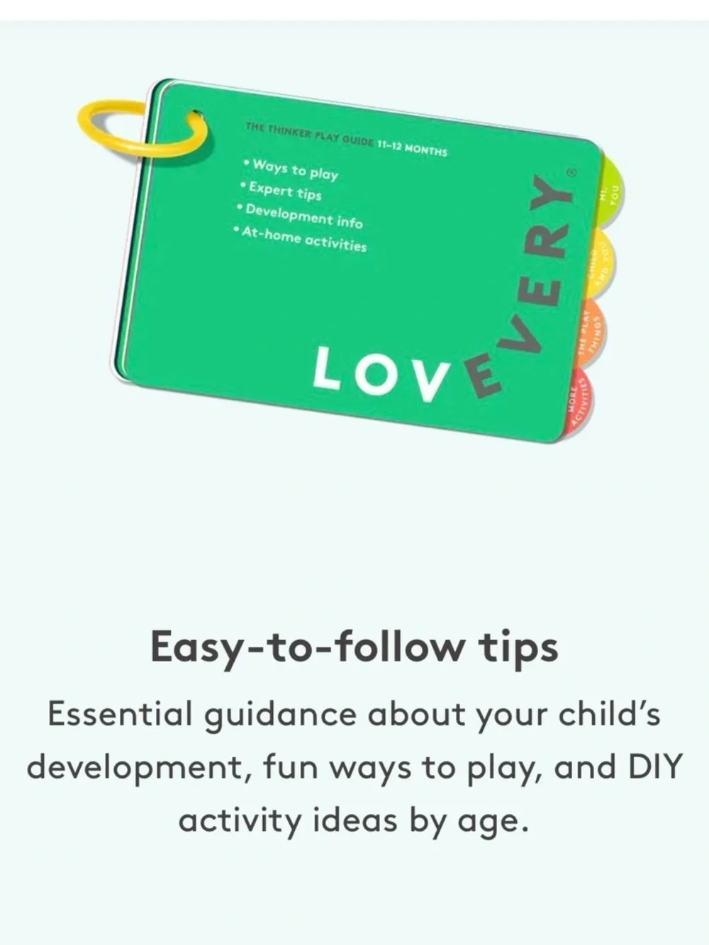 LOVEVERY The Thinker Play Kit 11-12M bundle